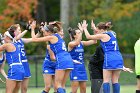 Field Hockey vs MIT  Wheaton College Field Hockey vs MIT. - Photo By: KEITH NORDSTROM : Wheaton, field hockey, FH2019